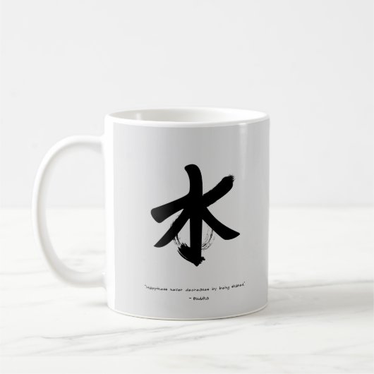 Anpassbare Zen-Tasse mit Personalisierter Meldung Kaffeetasse (Links)