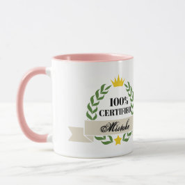 Anpassbare, zertifizierte Mistake Retro-Banner Tasse