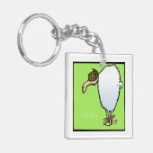 Anpassbare Zodiac-Zeichen Aries 2-seitig Schlüssel Schlüsselanhänger (Vorderseite links)