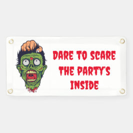 Anpassbare Zombie Halloween-Banner Banner