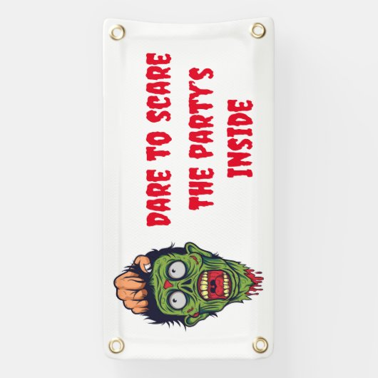 Anpassbare Zombie Halloween-Banner Banner (Vertikal)