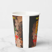 Anpassbare Zombie Halloween-Papierups Pappbecher (Links)