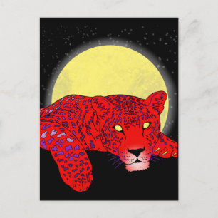 Anpassbare Zombie Leopard Karte
