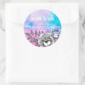 Anpassbare Zuckermarkierung Runder Aufkleber (Tasche)