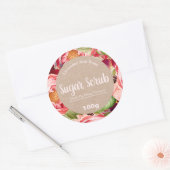 Anpassbare Zuckermarkierung Runder Aufkleber (Umschlag)