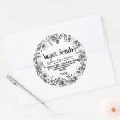 Anpassbare Zuckermarkierung Runder Aufkleber (Umschlag)