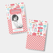 Anpassbare Zuhause-Bäckerei Beruflich Koch Foto Ausweis (Vorder- & Rückseite)