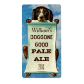 Anpassbare Zuhause-Bierbrauer: Vintager Hund (Vorne)