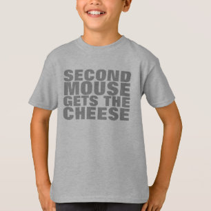 ANPASSBARE Zweite Maus bekommt den Käse T-Shirt