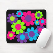 Anpassbarer 60er-Blume-Power Mousepad (Mit Mouse)