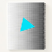 Anpassbarer 80er-Memphis-Stil Notizblock (Rückseite)