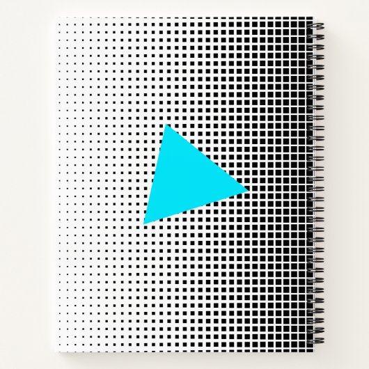 Anpassbarer 80er-Memphis-Stil Notizblock (Rückseite)