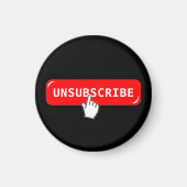Anpassbarer Abmeldbutton - Lustiger Introvertierte Magnet (Vorne)