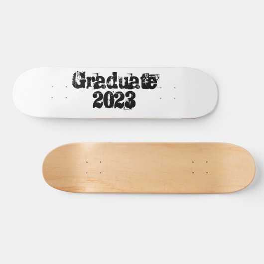 Anpassbarer Abschluss 2023 Trending Cool Skateboard (Horizontal)