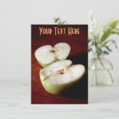 Anpassbarer Apfel Karte (Stehend Vorderseite)