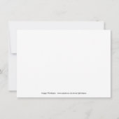 Anpassbarer Apfel Karte (Rückseite)