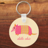 Anpassbarer Armadillo-Schlüsselanhänger Schlüsselanhänger (Vorderseite)
