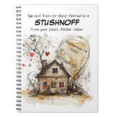 Anpassbarer, auf dem Gesetz basierender Eheführer Notizblock (Vorderseite)