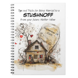 Anpassbarer, auf dem Gesetz basierender Eheführer Notizblock