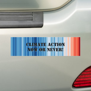 Anpassbarer Autoaufkleber für den Klimaschutz