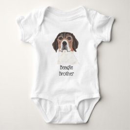Anpassbarer Beagle Baby Strampler