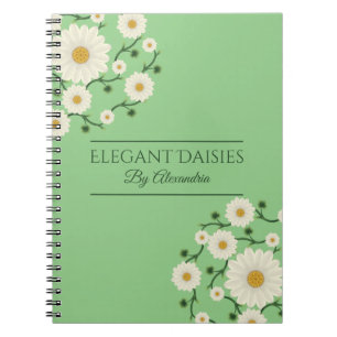 Anpassbarer Blumen-Daisy-Veranstaltungsplaner Notizblock