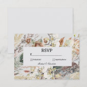 Anpassbarer Boho-Stil RSVP Karte (Vorne/Hinten)
