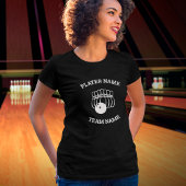 Anpassbarer Bowling Team T - Shirt