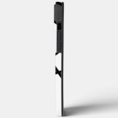 anpassbarer Bullseye QR-Code iPhone Case (Rückseite / Links)