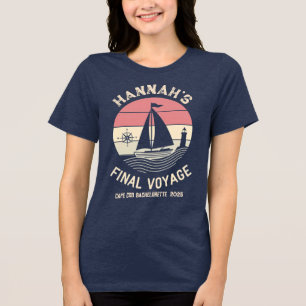 Anpassbarer Cape Cod Bachelorette 2025 T - Shirt