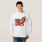 Anpassbarer Chili für scharfe Stoffe T-Shirt (Vorne ganz)