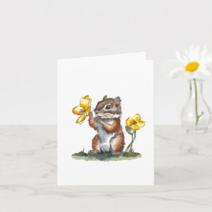 Anpassbarer Chipmunk Karte