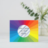 Anpassbarer Circle Frame: Sammlung von Frequenzen Postkarte (Stehend Vorderseite)