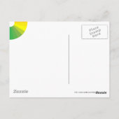 Anpassbarer Circle Frame: Sammlung von Frequenzen Postkarte (Rückseite)