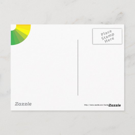 Anpassbarer Circle Frame: Sammlung von Frequenzen Postkarte (Rückseite)