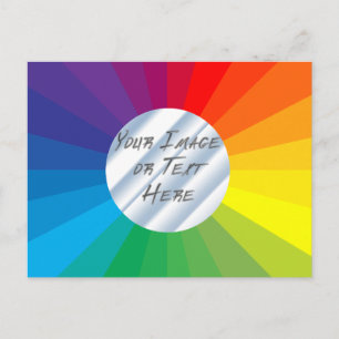 Anpassbarer Circle Frame: Sammlung von Frequenzen Postkarte