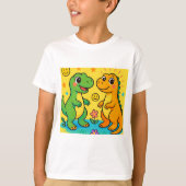 Anpassbarer Dinosaurier-T - Shirt (Vorderseite)