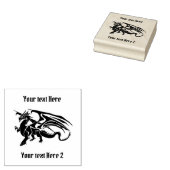 Anpassbarer Drache Gummistempel (Stempel)