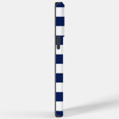 Anpassbarer dunkelblau-weißer Farbblock Case-Mate iPhone Hülle (Rückseite / Rechts)