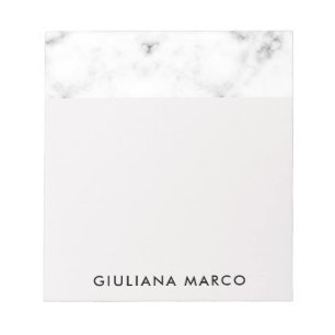 Anpassbarer Editor - Muster und Rosa marbieren Notizblock