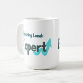 Anpassbarer Experten-Level-Unterricht Kaffeetasse (Vorderseite Links)