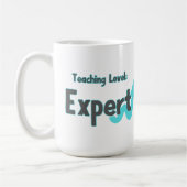 Anpassbarer Experten-Level-Unterricht Kaffeetasse (Links)