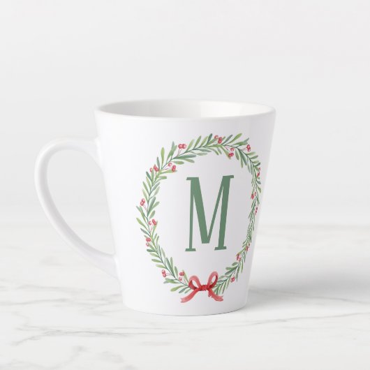 Anpassbarer Feiertagsbrief und Geschenkaufkleber  Milchtasse (Links)