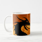 Anpassbarer Feuerdrache Kaffeetasse (Links)
