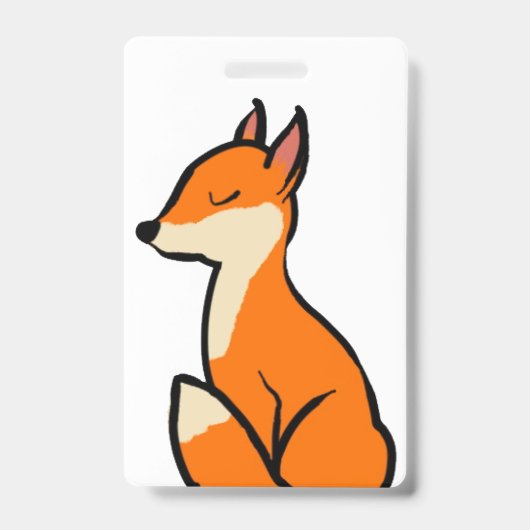 Anpassbarer Fox Ausweis (Vorderseite)