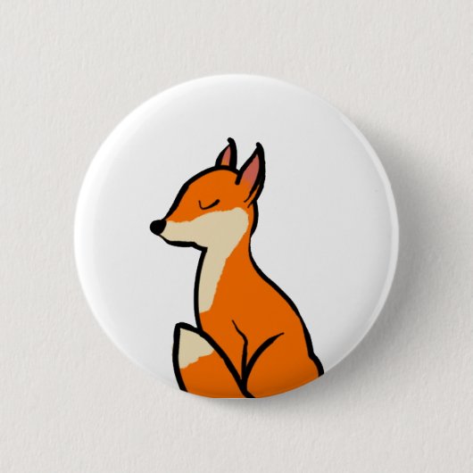 Anpassbarer Fox Button (Vorderseite)
