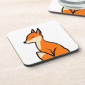 Anpassbarer Fox Getränkeuntersetzer (Linke Seite)