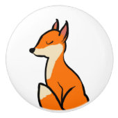 Anpassbarer Fox Keramikknauf (Vorderseite)