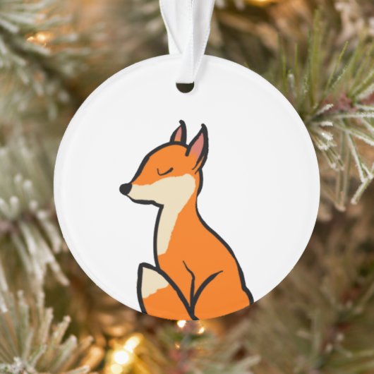 Anpassbarer Fox Ornament (Baum)