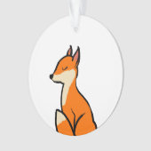 Anpassbarer Fox Ornament (Vorderseite)